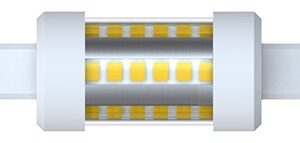 Lampada LED R7S 78mm 4,5W Luce Fredda